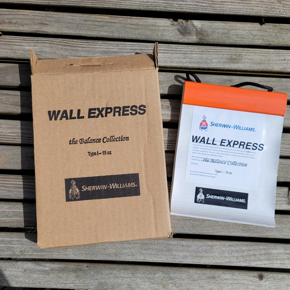 🙏 SHERWIN WILLIAMS Textured Wallpaper Sample Book Sz 6x8 Arts & Crafts